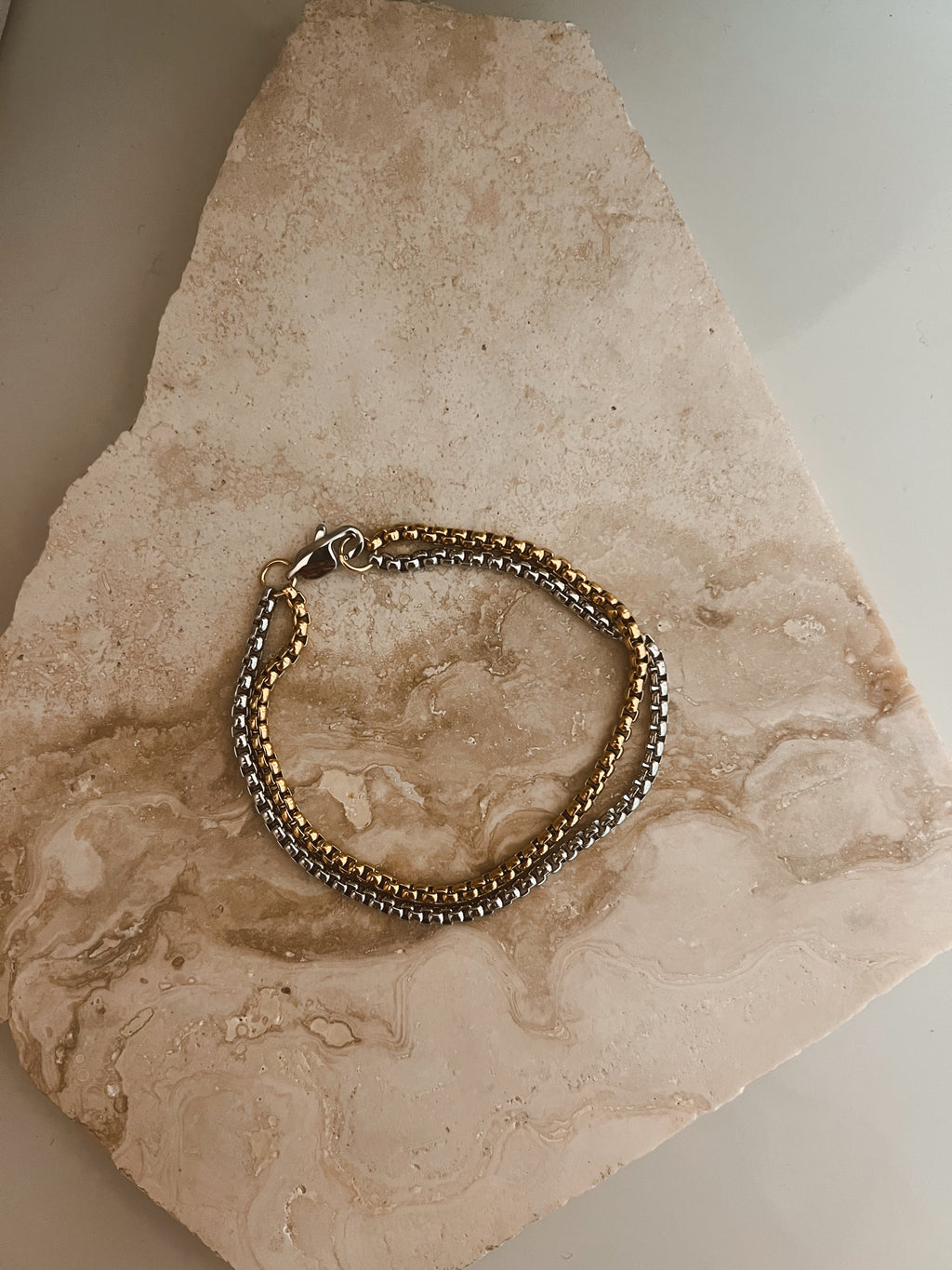 DAVID TWO TONE BRACELET