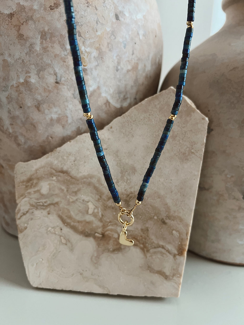 SANTORINI- Lapislázuli NECKLACE