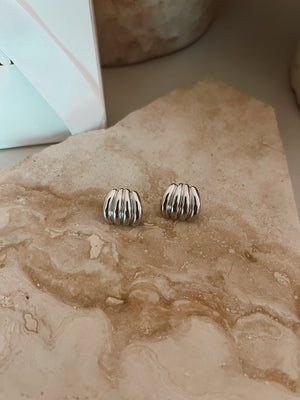 ALYA STUDS- SILVER