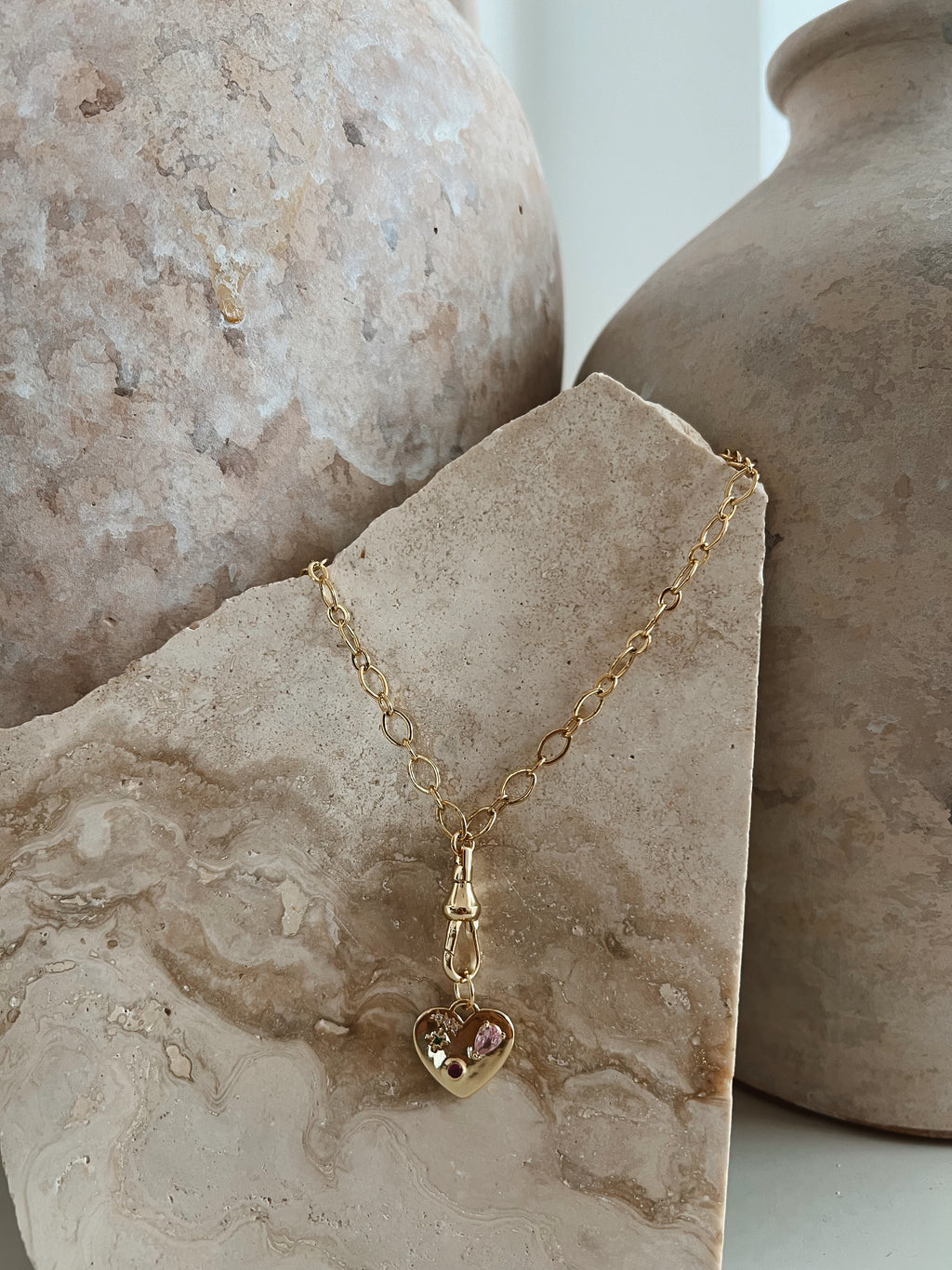 COLORFUL HEART NECKLACE