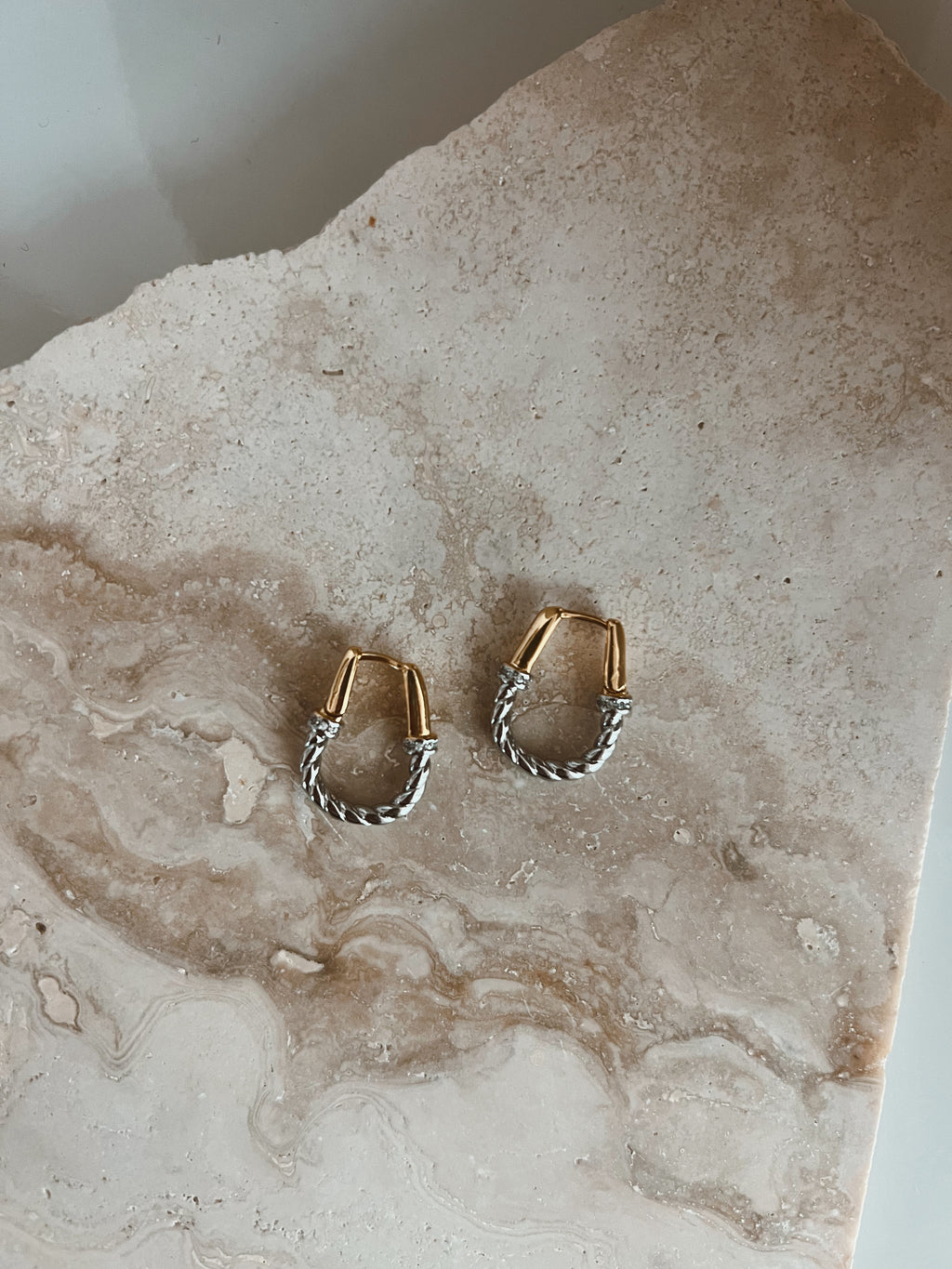 TWO TONE HOOPS